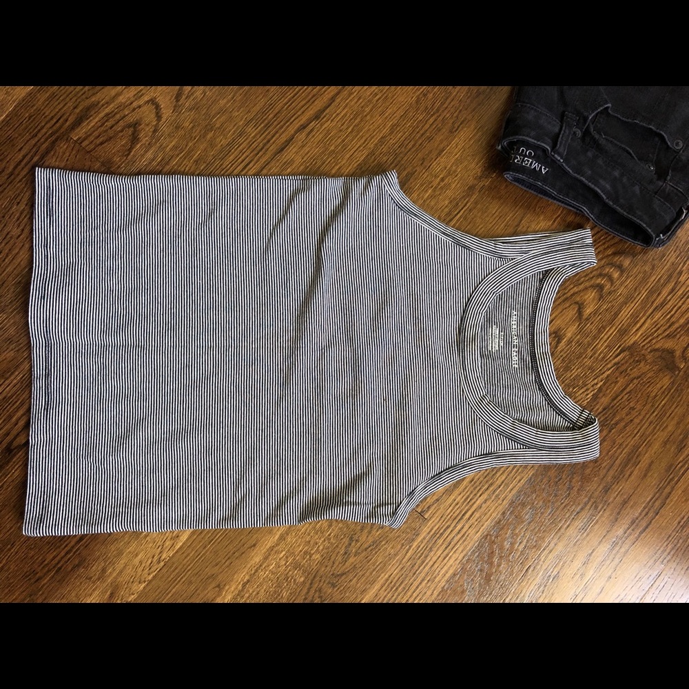 American Eagle striped tank top
